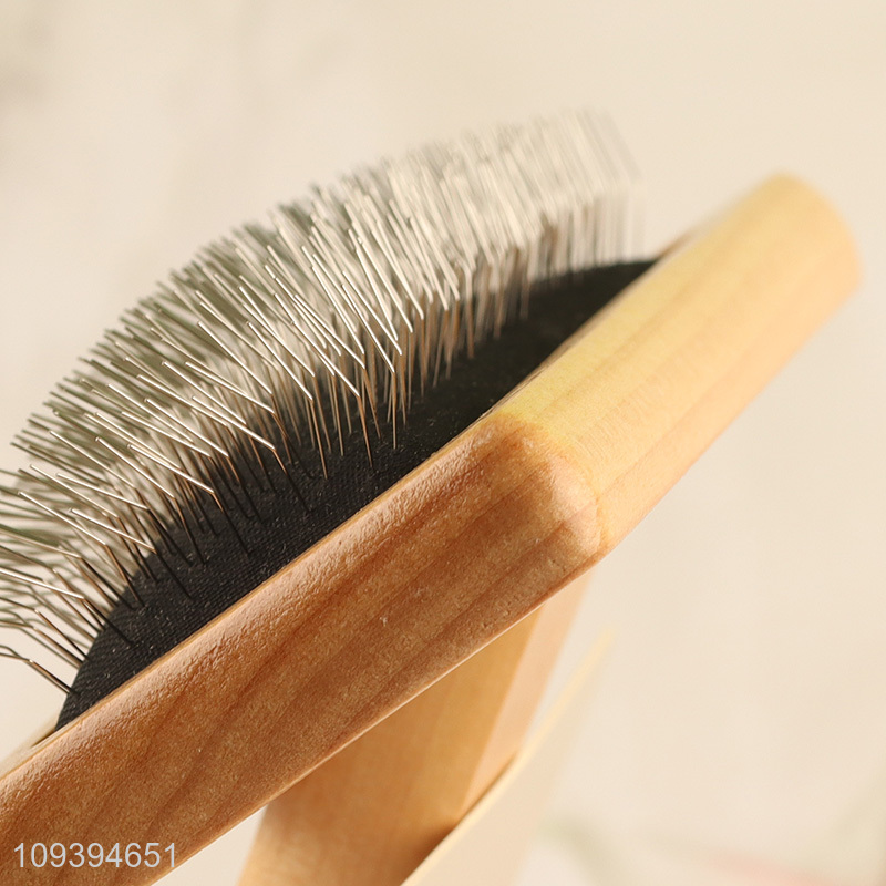 Latest products rectangle pet grooming tool pet comb