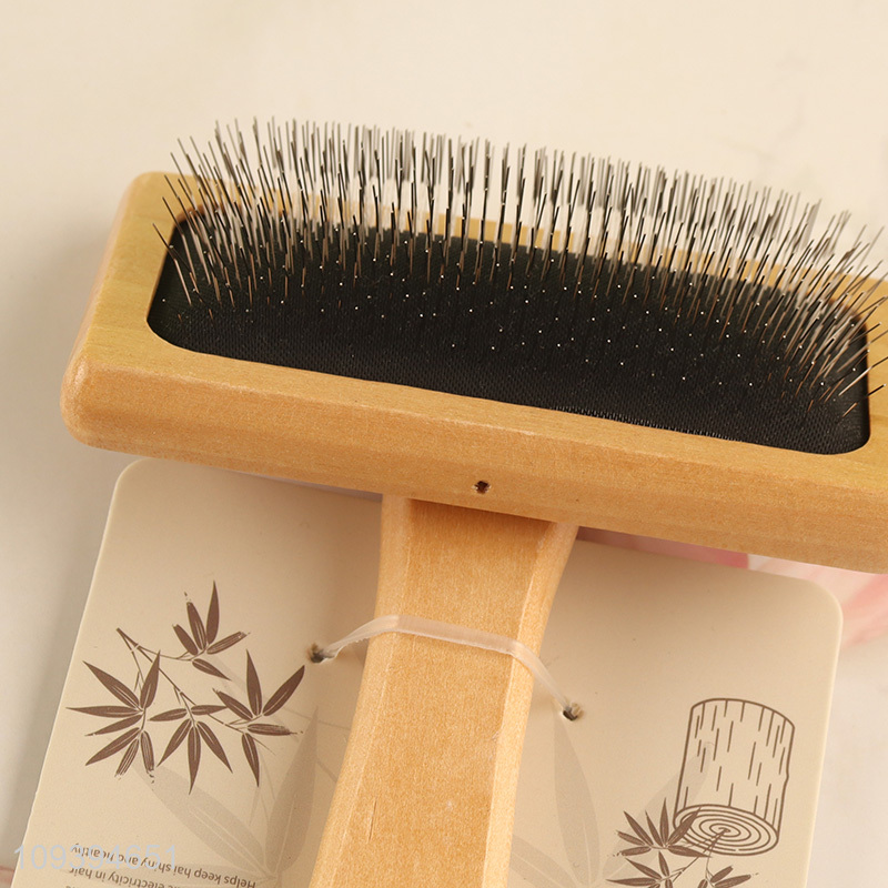 Latest products rectangle pet grooming tool pet comb