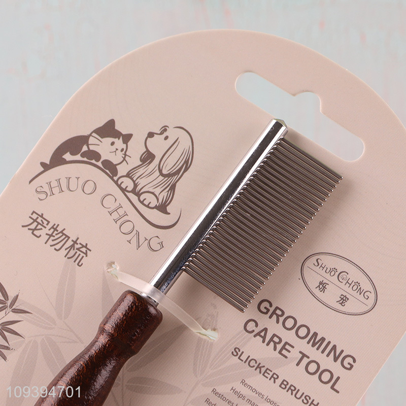 Wholesale pet grooming tool pet comb for pet care