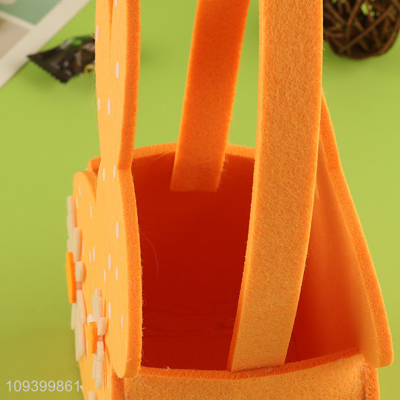 New product felt cloth bunny shaped tote bag