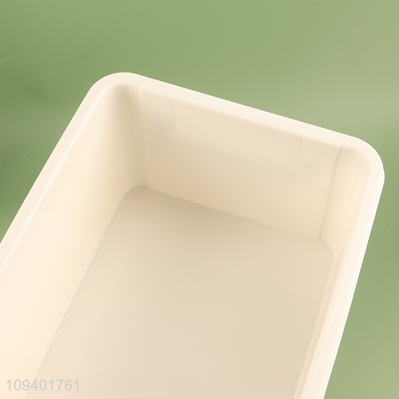 Top products plastic large capacity storage box with lid