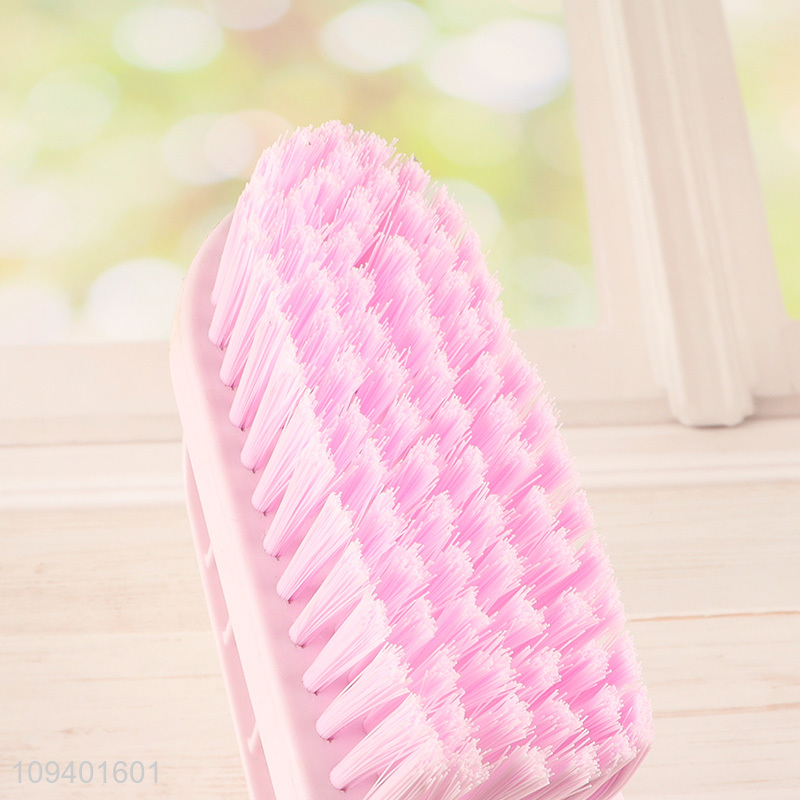 Top sale pink home cleaning brush with handle