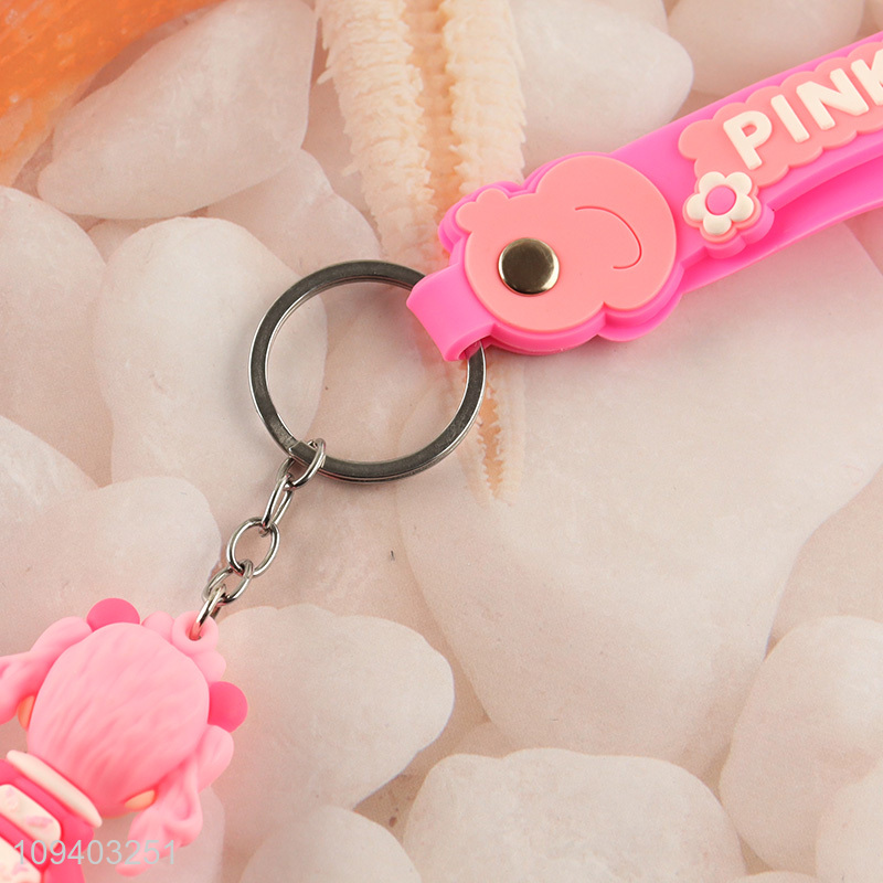 Hot items silicone key chain key rings for gifts
