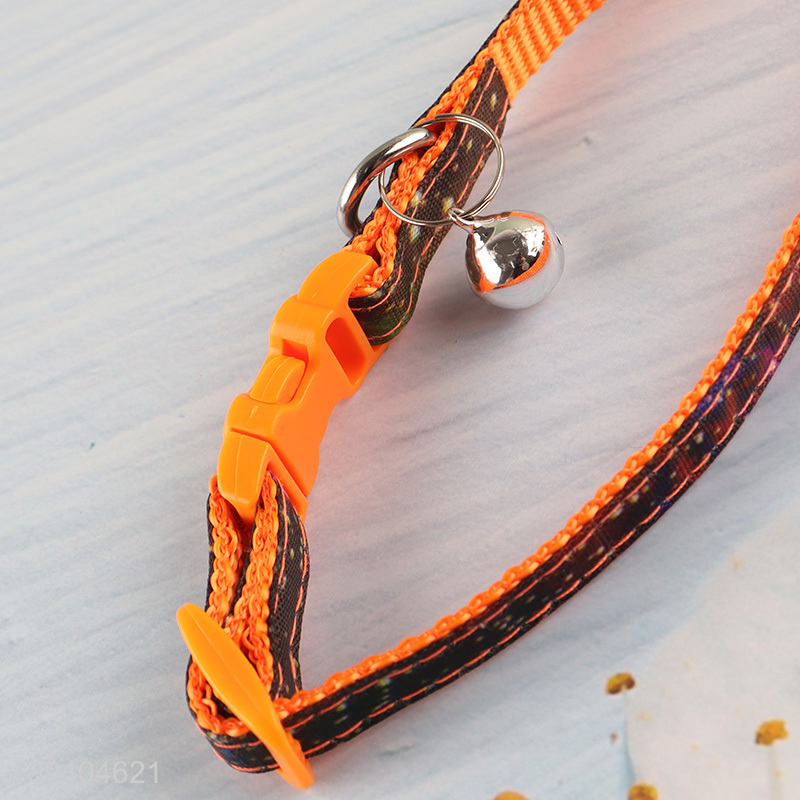 Best sale adjustable pet dog collar with bell