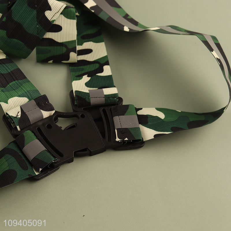 Top sale camouflage reflective safety harness