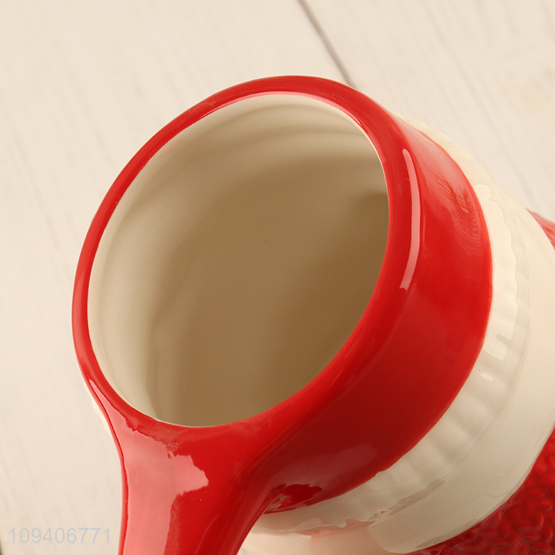 Hot selling Santa Claus ceramic water cup