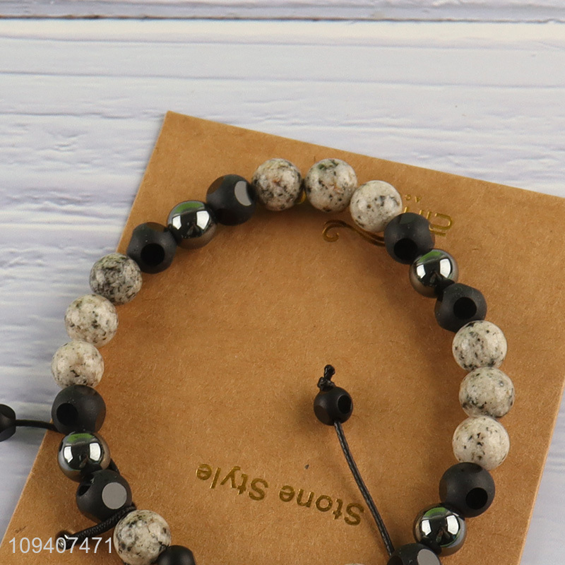 Hot items fashion stone bracelet stone jewelry for sale