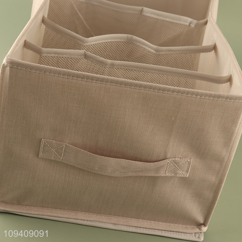 Low price compartment cation storage box for clothing