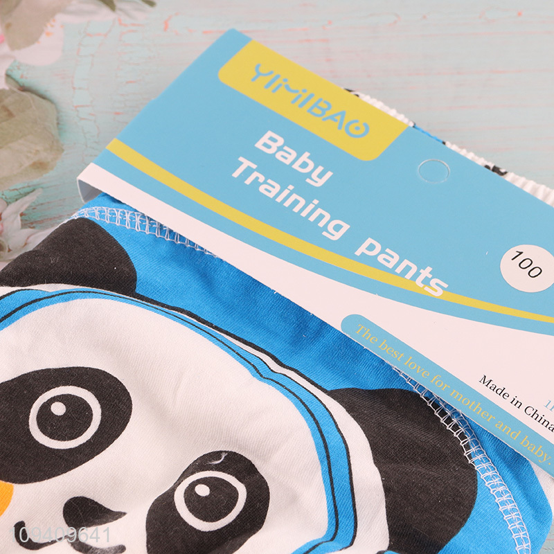 Top selling baby training pants with panda print design