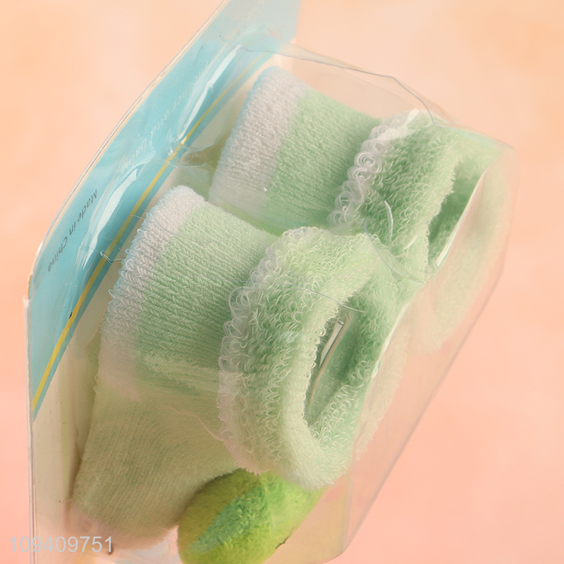 Factory direct sale non-slip cotton baby socks