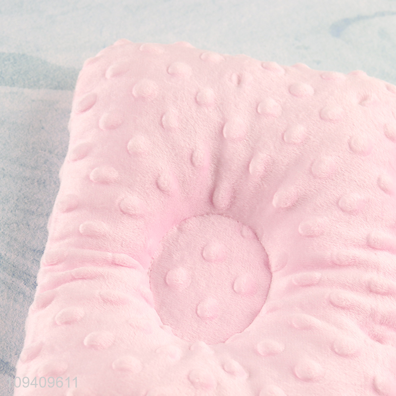New product pink polyester baby pillow