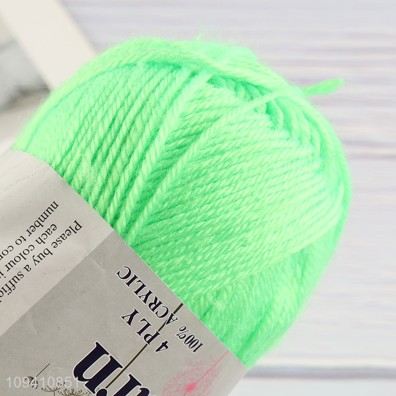 China factory 4 ply 100% acrylic knitting yarn