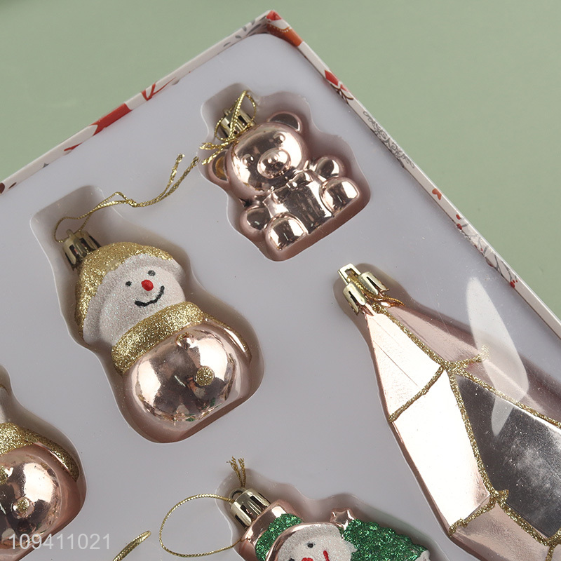 Hot sale snowman christmas hanging ornaments set