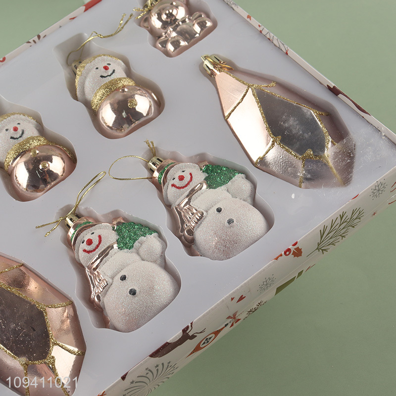 Hot sale snowman christmas hanging ornaments set