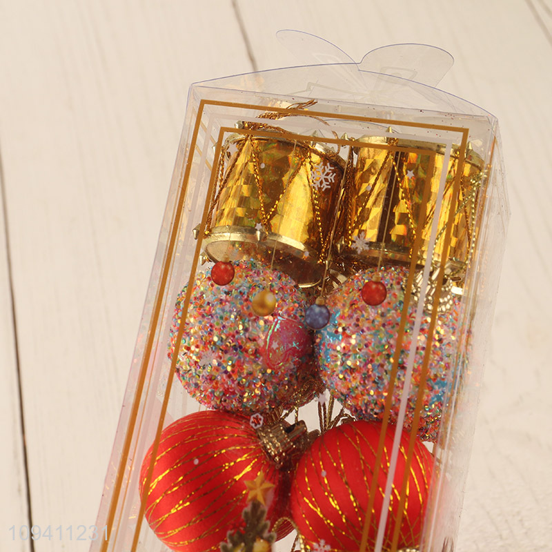Good sale multicolor Christmas ball christmas hanging ornaments