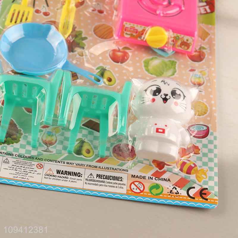 Hot sale pretend play tableware set toys
