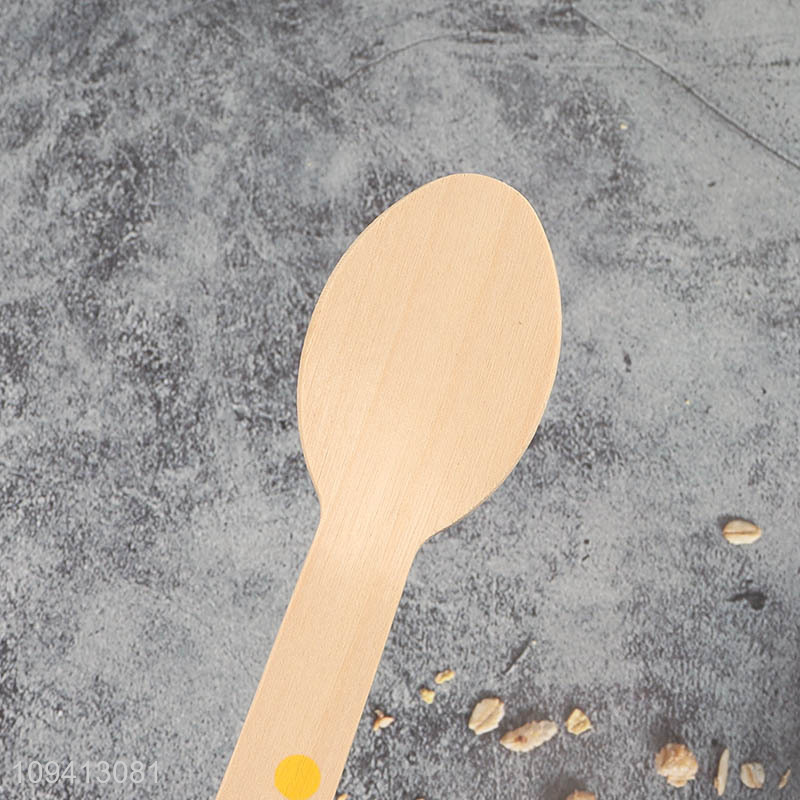 Hot sale wooden disposable spoon wholesale