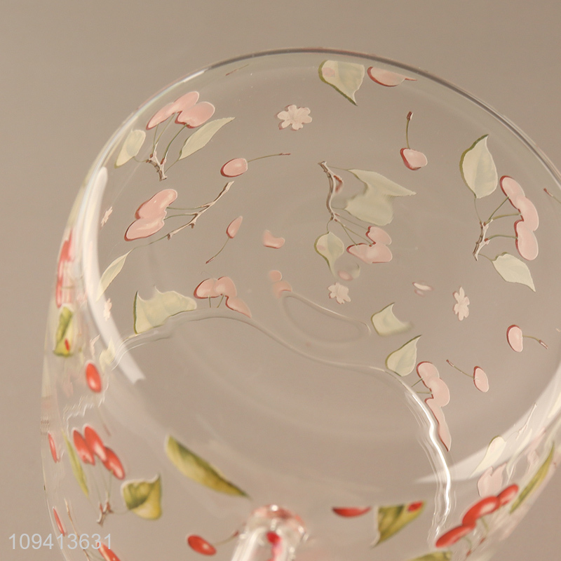 Hot sale printed glass cup water cup