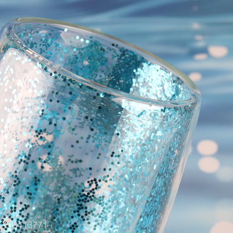 Wholesale double-wall unbreakable glass cup water cup