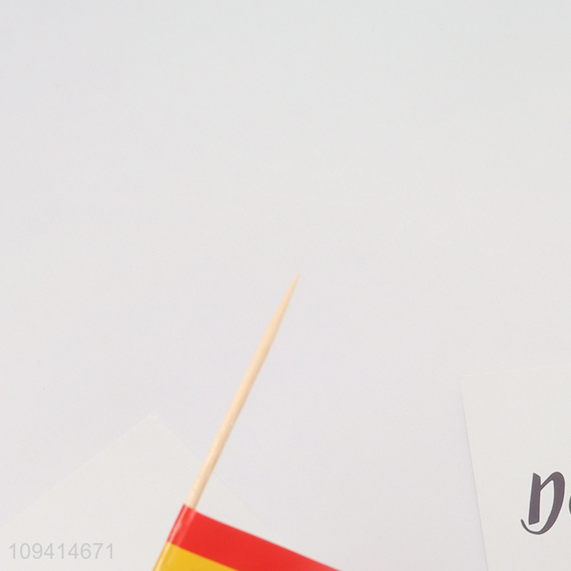 Factory direct sale flag cupcake toppers flag picks wholesale