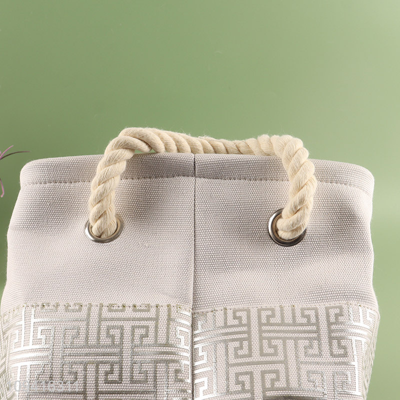 Yiwu market  square polyester basket for bedroom and living room