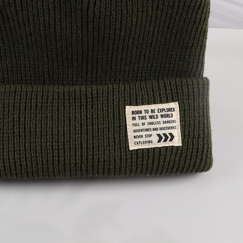 Best selling knitted hat beanies hat for men women