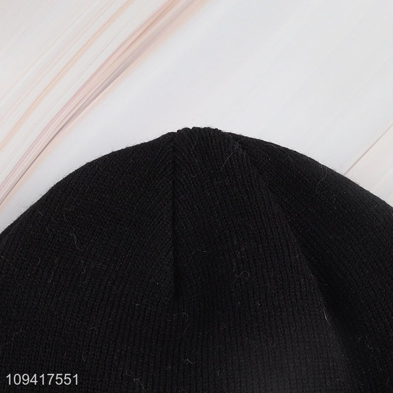 New style simple design knitted hat beanies hat