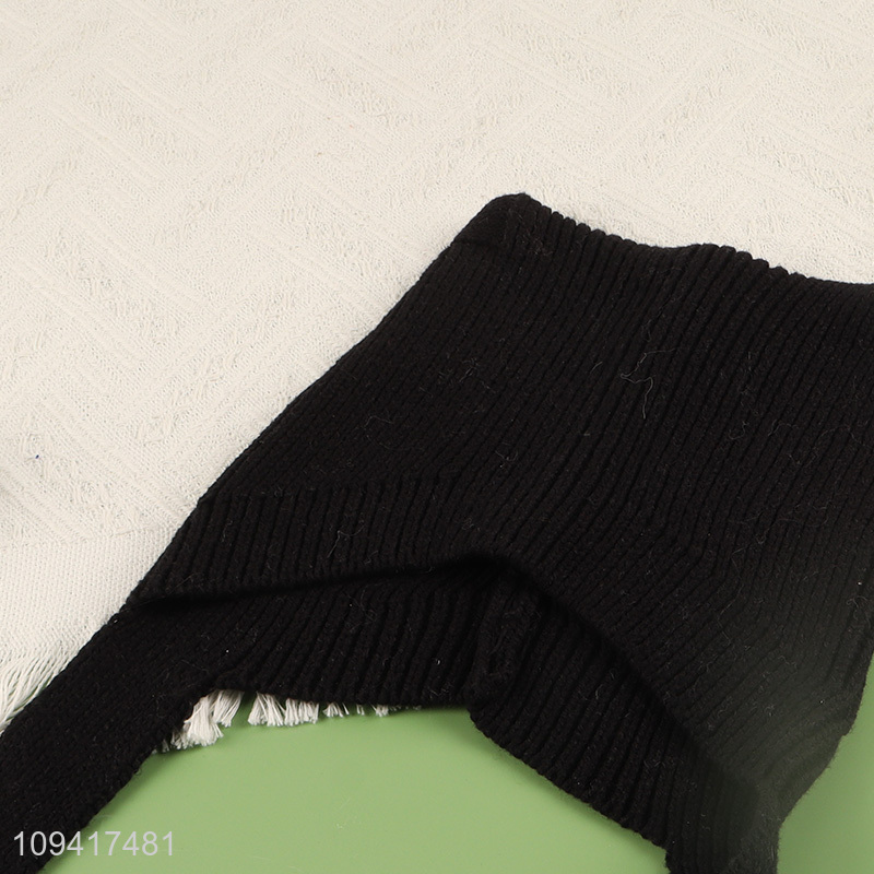 Online wholesale knitted hat earflap hat for winter