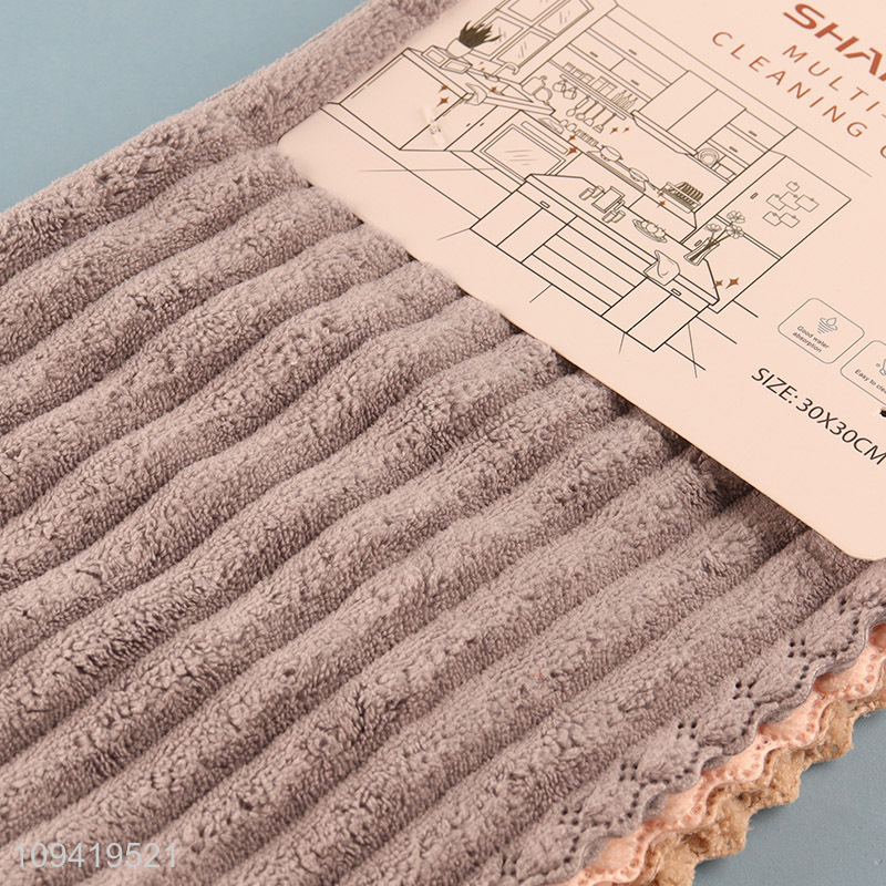 Good Quality 3Pcs Cleaning Cloth Dish Cloths Set