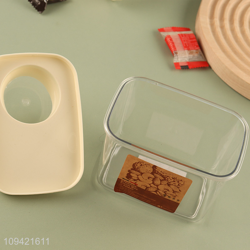 Top products rectangular sealed storage jar grain jar