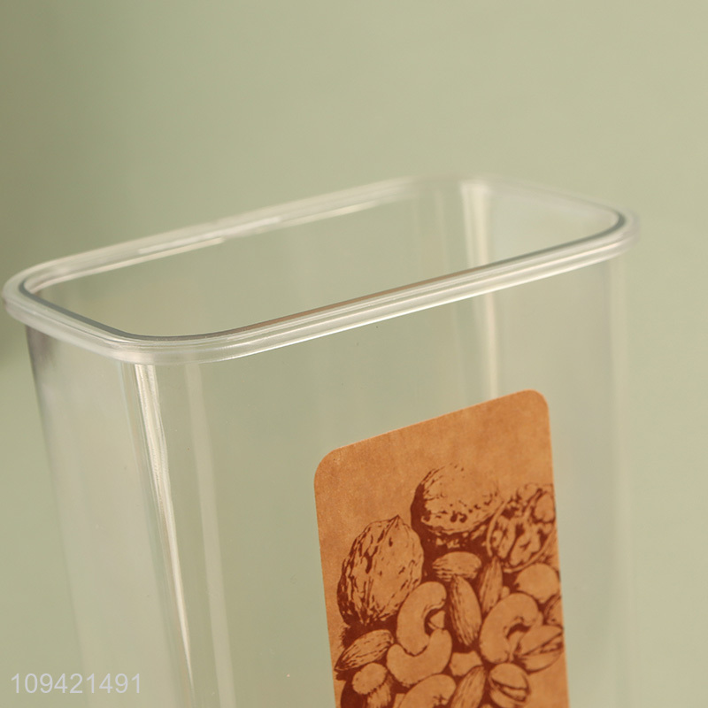 Good sale rectangular sealed jar storage jar