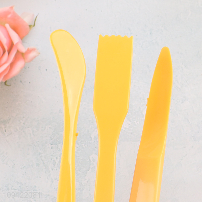 Popular products 3pcs clay tool set pottery tool kit