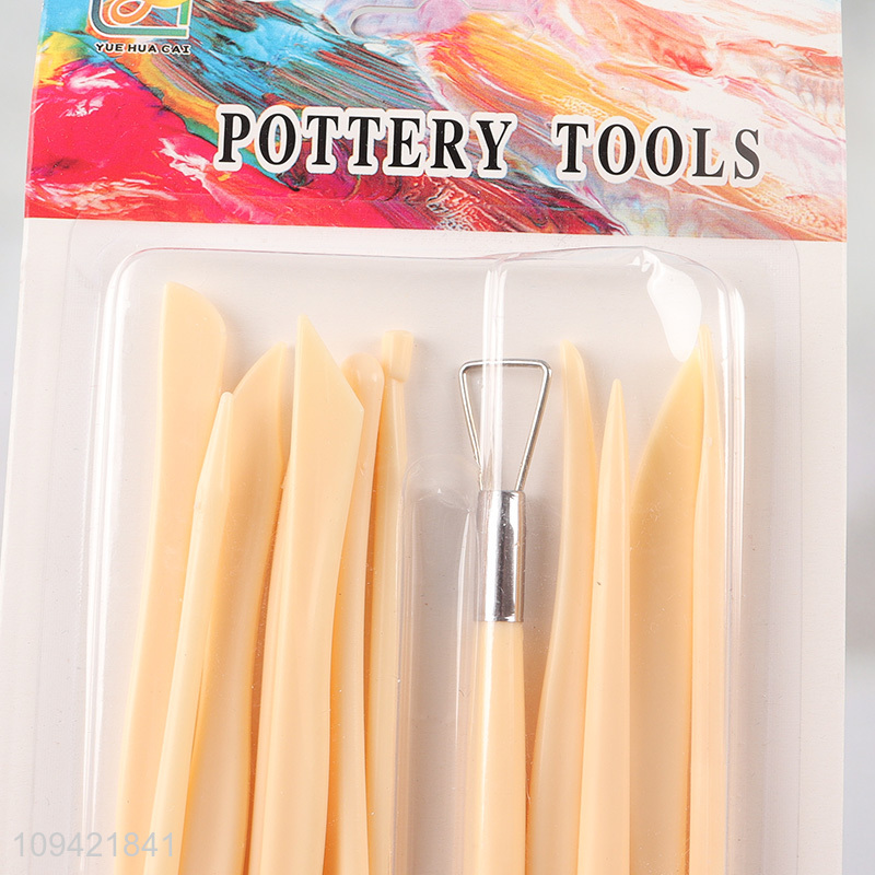 China wholesale 12pcs clay tool set for pottery making