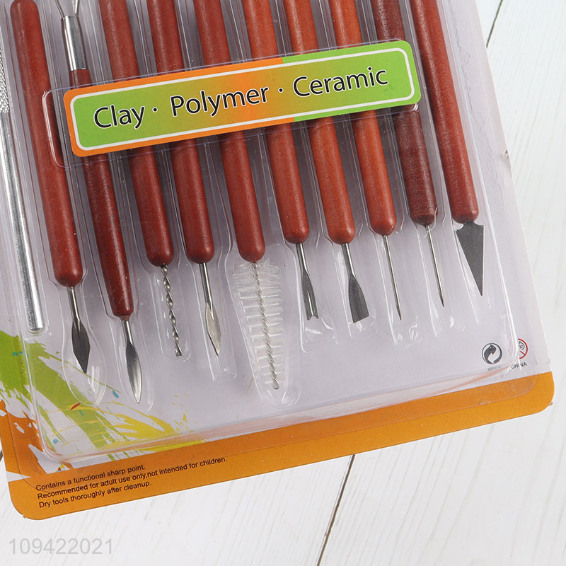 Factory price 11pcs pottery tool kit for modeling