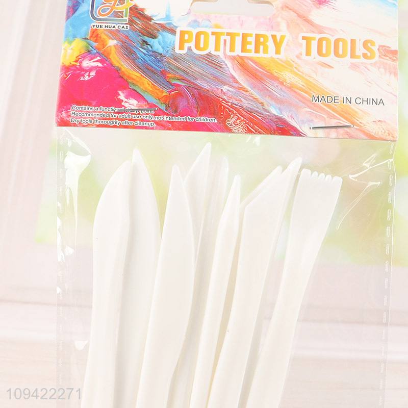 China factory 10pcs plastic clay tool set for craft making