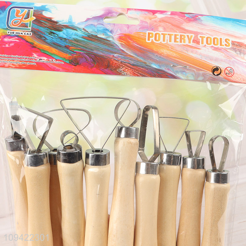 New arrival 10pcs pottery tool set for clay art