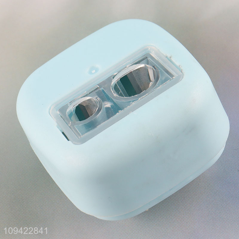 Hot selling school students 2in1 eraser pencil sharpener