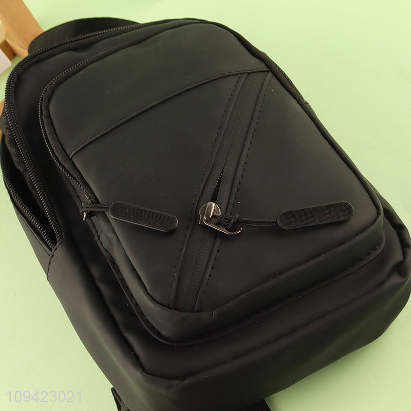 Good price black lightweight men messenger bag