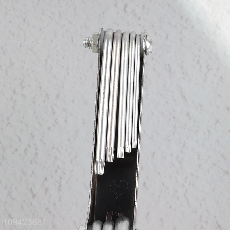 Wholesale Folding Hex Key Set Folding Torx Wrench Set