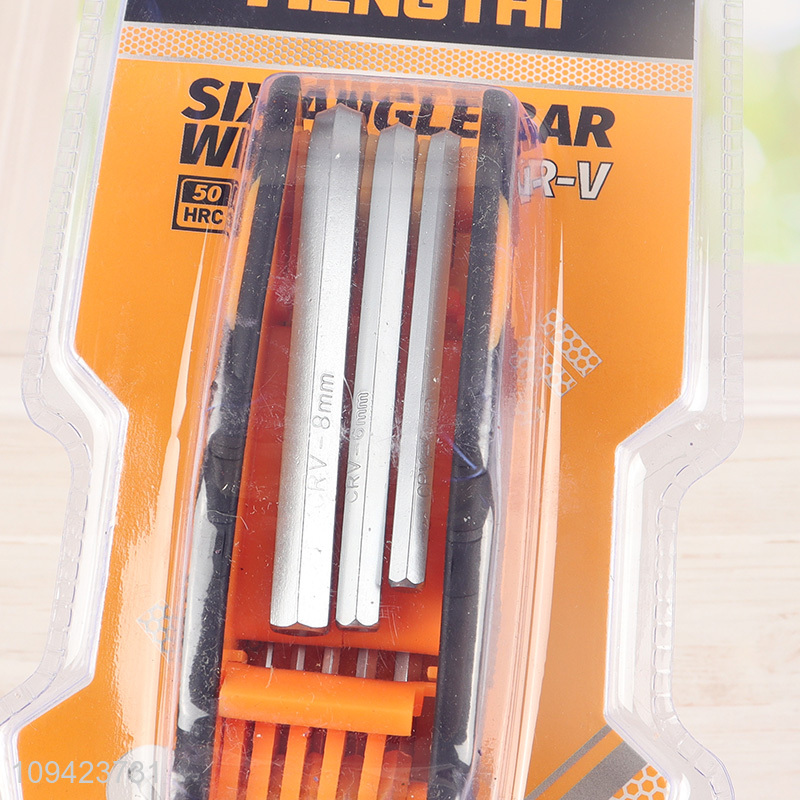 Wholesale Folding Hex Key Set Folding Torx Wrench Set