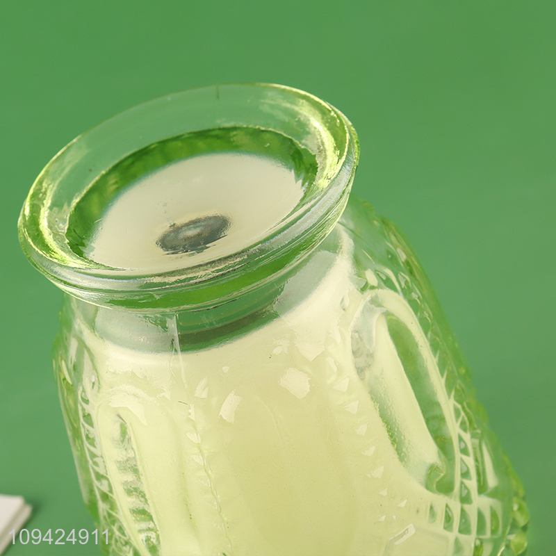 Good sale glass cup candle long lasting scented candle