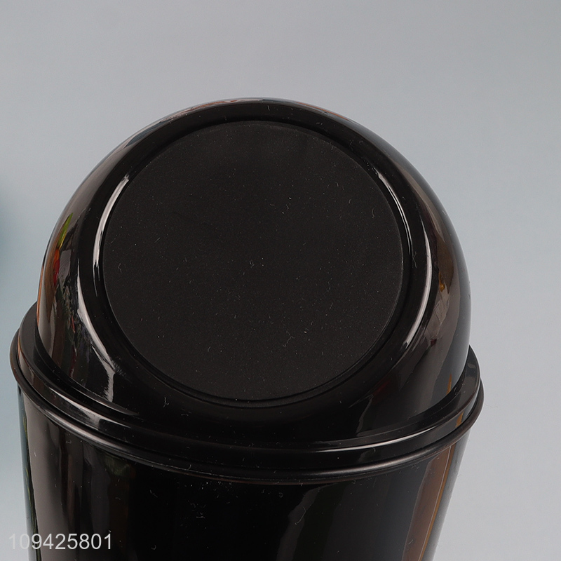 Hot sale black mini desktop waste bin wholesale