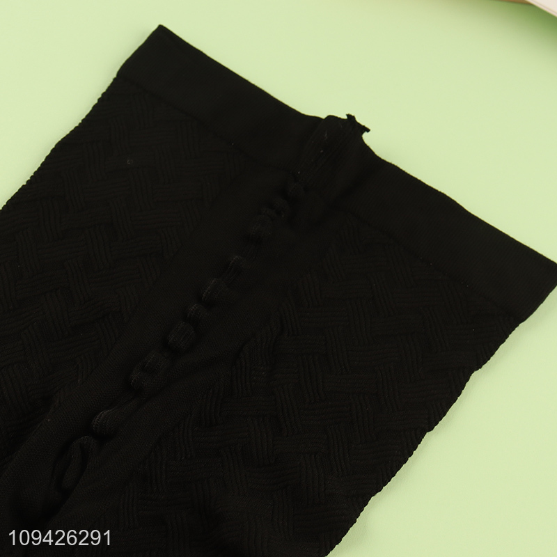 Low price black fashion cotton ladies pantyhose