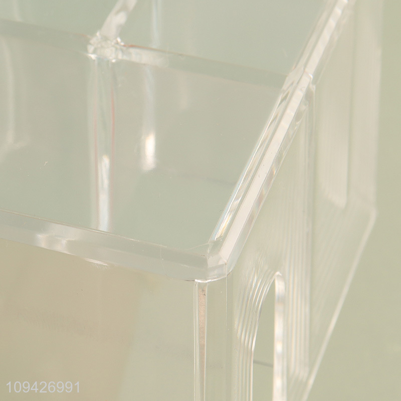 New Design Square Cosmetic Organizer Multi-Grid Storage Box