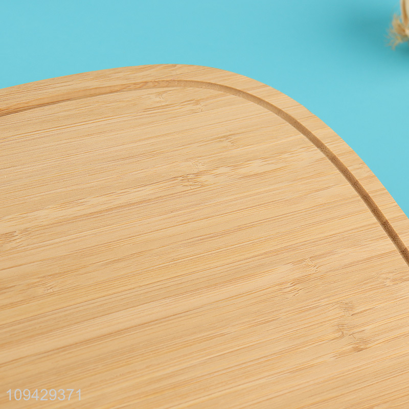 Online wholesale bamboo cutting board chopping blocks with handle