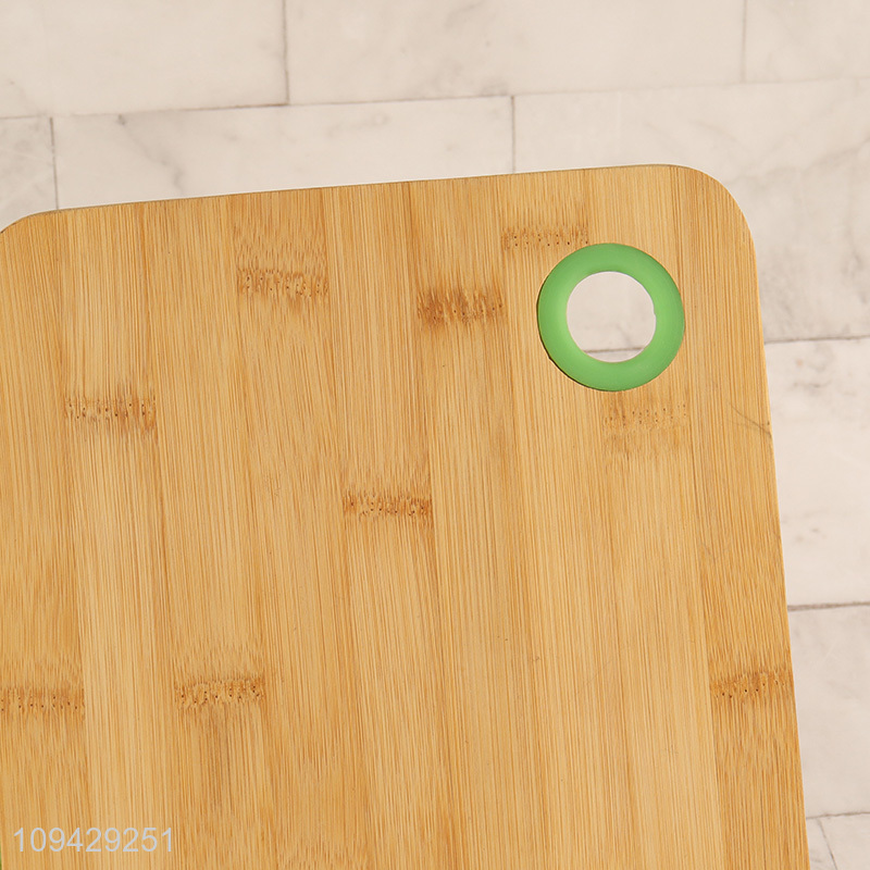 New product bamboo cutting board chopping blocks with handle