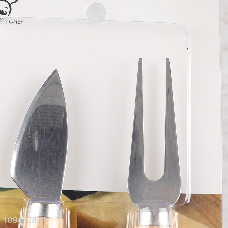 Good price 2pcs cheese knife cheese fork set