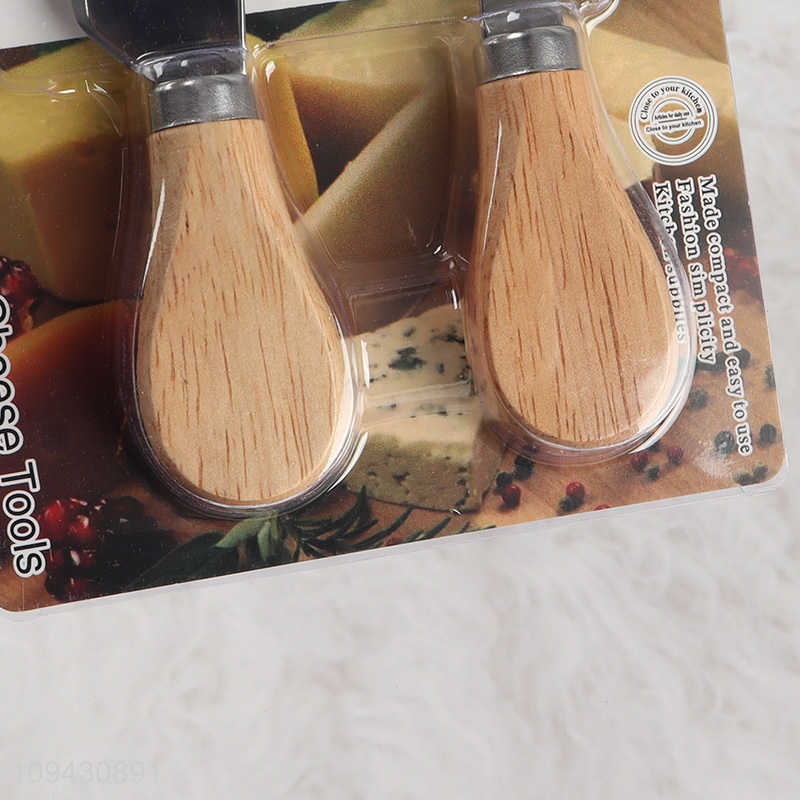 Factory price 2pcs cheese knife and pizza cutter set