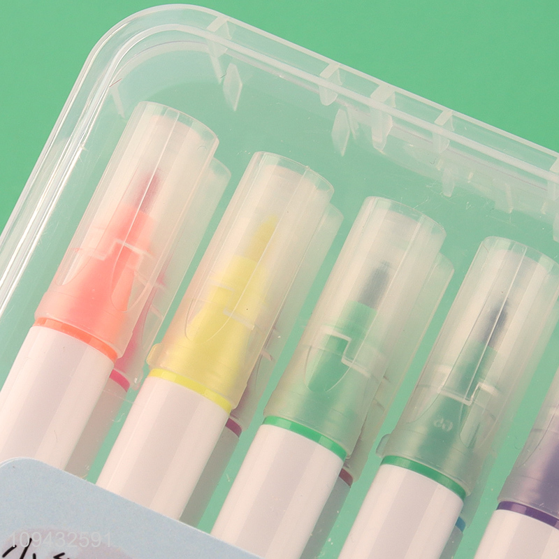 Factory direct sale school office dual soft tip marker pen wholesale