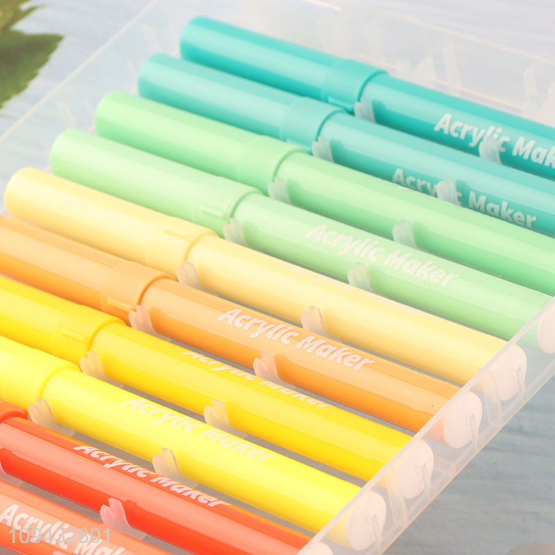 China factory school office washable soft tip marker pen set